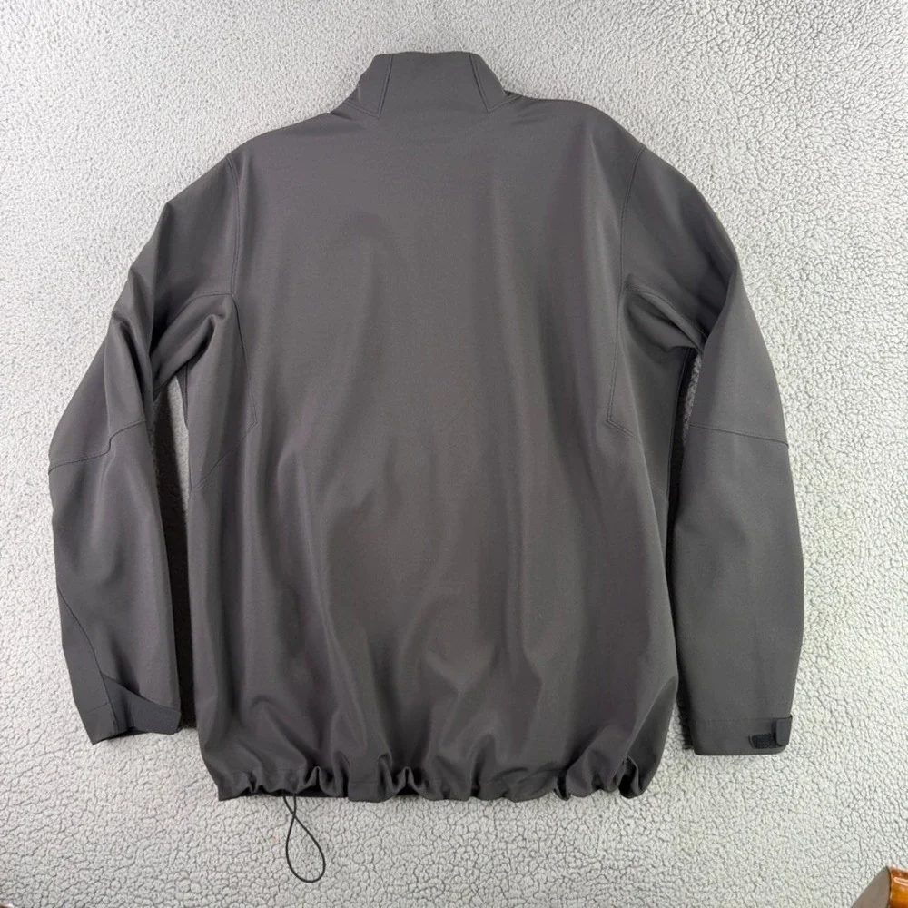 Patagonia Adze Jacket Mens XXL Black Softshell Full Zip Grid Fleece 83526